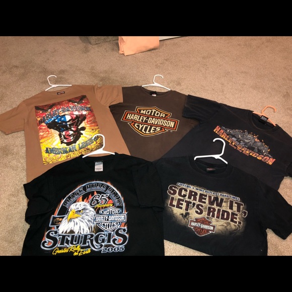 Harley-Davidson Other - Bundle of 5 Harley Davidson Graphic T-shirts